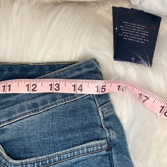 NWT Chaps Blue Jeans/Embroidered/Slimming Fit/Slim Leg - Picture 12 of 16